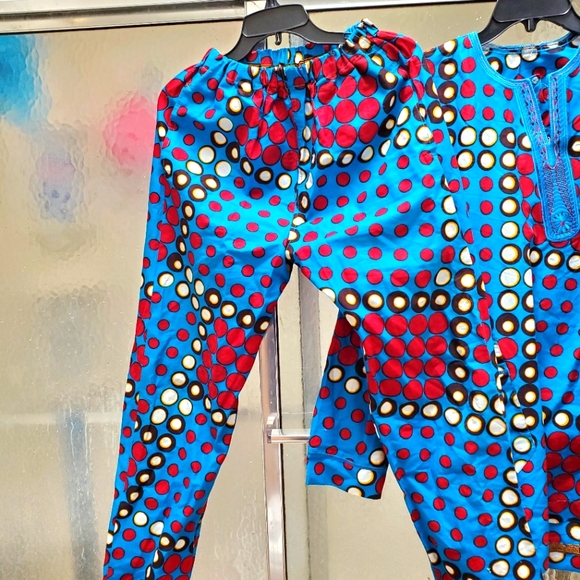 Preown 2PIECE Multicolored Set; Ankara Material Sz 14-18; Long Sleeves; $40 - Picture 10 of 10